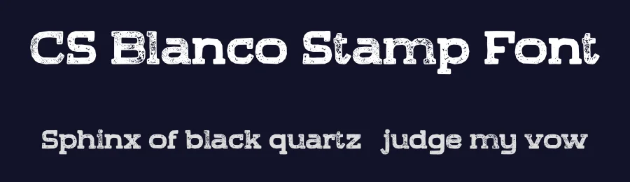 CS Blanco Stamp Font by craftsupplyco — Slab Serif Font — thumbnail 2