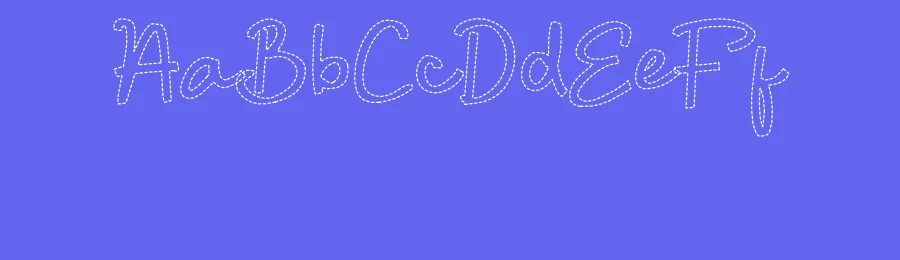 CS Blimie Dashed Font by craftsupplyco — Script Handwritten Font — thumbnail 3