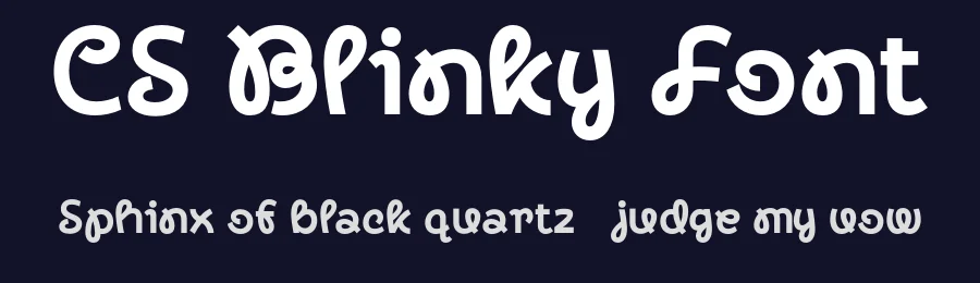 CS Blinky Font by craftsupplyco — Display Font — thumbnail 2