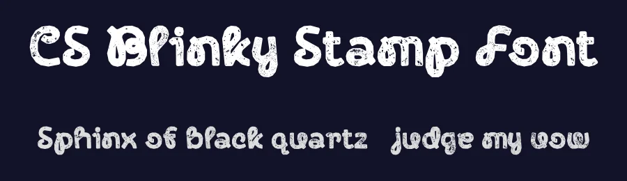 CS Blinky Stamp Font by craftsupplyco — Display Font — thumbnail 2