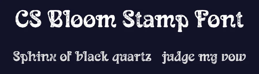 CS Bloom Stamp Font by craftsupplyco — Display Font — thumbnail 2