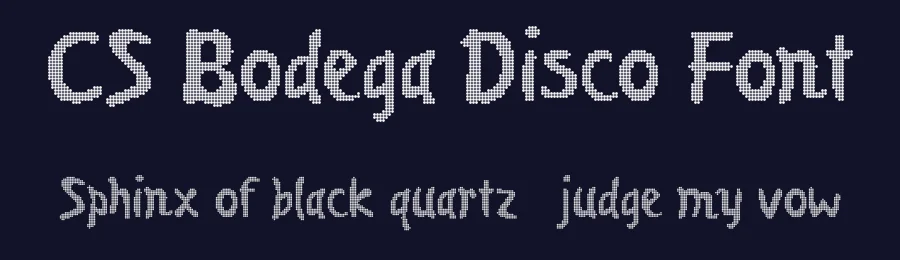 CS Bodega Disco Font by craftsupplyco — Display Font — thumbnail 2