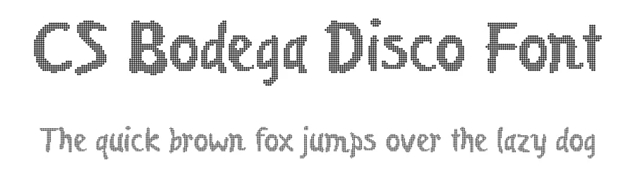 CS Bodega Disco Font by craftsupplyco — Display Font