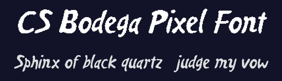 CS Bodega Pixel Font by craftsupplyco — Display Font — thumbnail 2