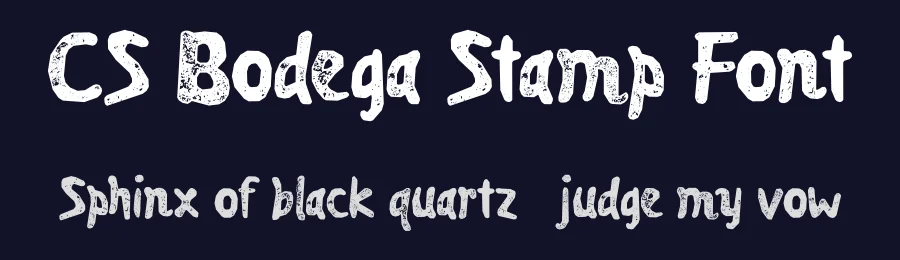 CS Bodega Stamp Font by craftsupplyco — Display Font — thumbnail 2