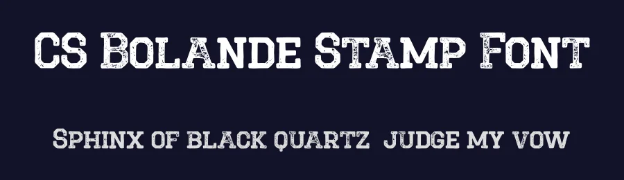 CS Bolande Stamp Font by craftsupplyco — Slab Serif Font — thumbnail 2