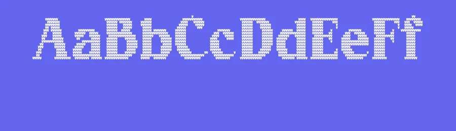 CS Bolt Knitted Font by craftsupplyco — Display Font — thumbnail 3