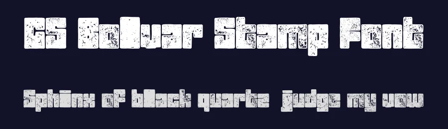 CS Bolvar Stamp Font by craftsupplyco — Display Font — thumbnail 2