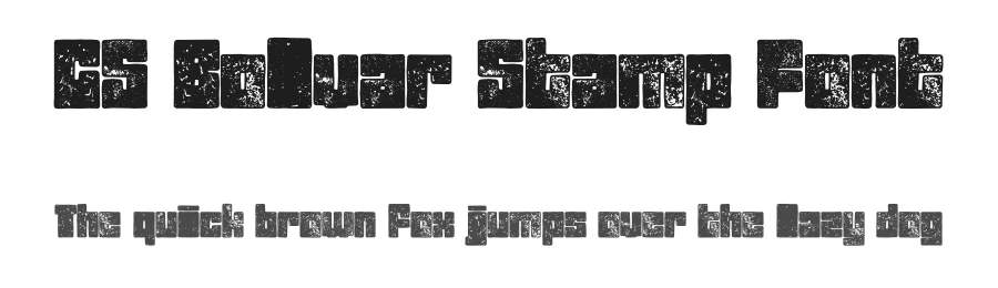 CS Bolvar Stamp Font by craftsupplyco — Display Font