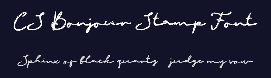 CS Bonjour Stamp Font by craftsupplyco — Script Handwritten Font — thumbnail 2