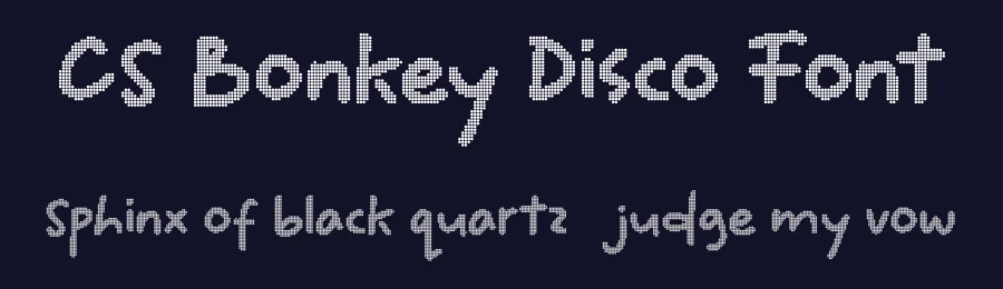 CS Bonkey Disco Font by craftsupplyco — Display Font — thumbnail 2