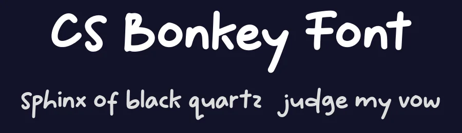 CS Bonkey Font by craftsupplyco — Script Handwritten Font — thumbnail 2