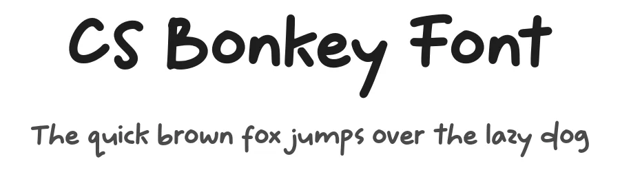 CS Bonkey Font by craftsupplyco — Script Handwritten Font