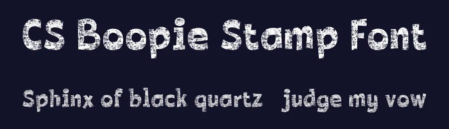 CS Boopie Stamp Font by craftsupplyco — Display Font — thumbnail 2