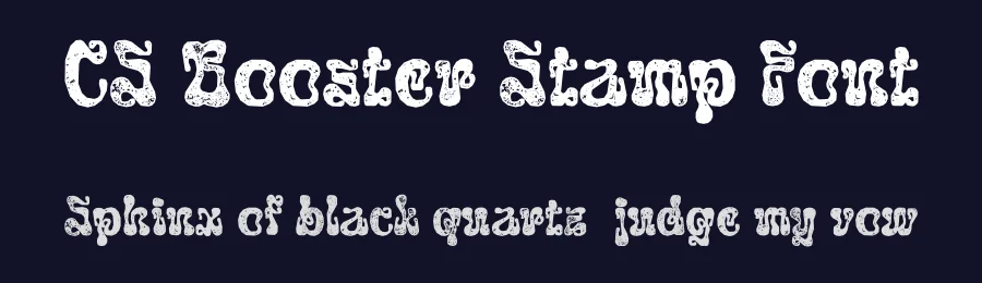 CS Booster Stamp Font by craftsupplyco — Display Font — thumbnail 2