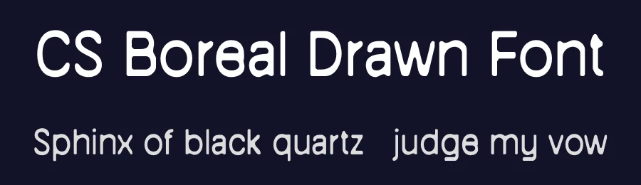 CS Boreal Drawn Font by craftsupplyco — Sans Serif Font — thumbnail 2