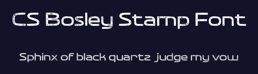 CS Bosley Stamp Font by craftsupplyco — Display Font — thumbnail 2