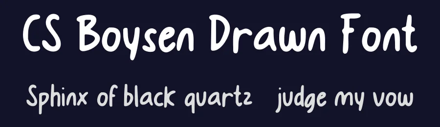 CS Boysen Drawn Font by craftsupplyco — Script Handwritten Font — thumbnail 2