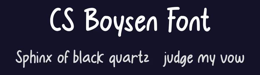 CS Boysen Font by craftsupplyco — Script Handwritten Font — thumbnail 2