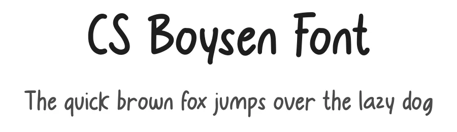 CS Boysen Font by craftsupplyco — Script Handwritten Font