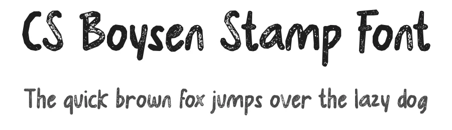 CS Boysen Stamp Font by craftsupplyco — Script Handwritten Font