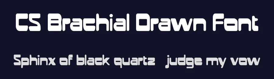CS Brachial Drawn Font by craftsupplyco — Display Font — thumbnail 2