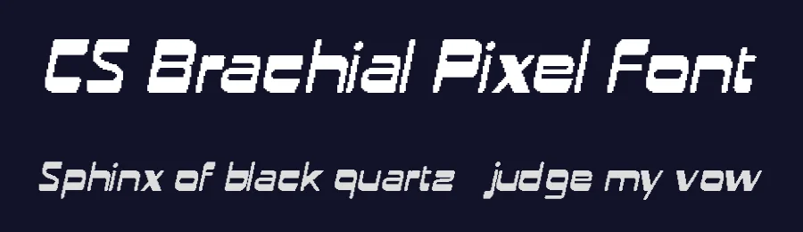CS Brachial Pixel Font by craftsupplyco — Display Font — thumbnail 2