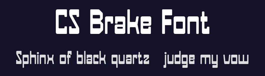 CS Brake Font by craftsupplyco — Display Font — thumbnail 2