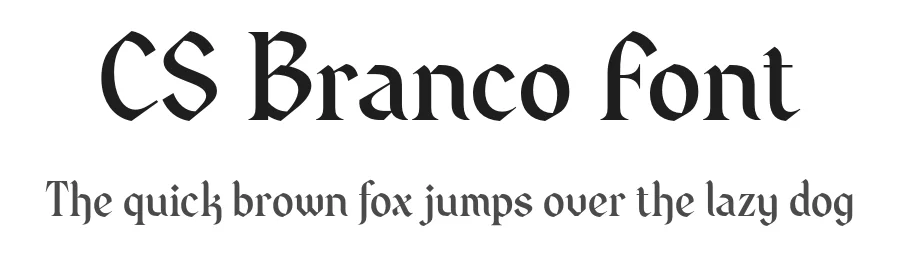 CS Branco Font by craftsupplyco — Display Font