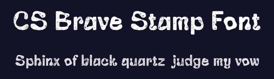 CS Brave Stamp Font by craftsupplyco — Display Font — thumbnail 2
