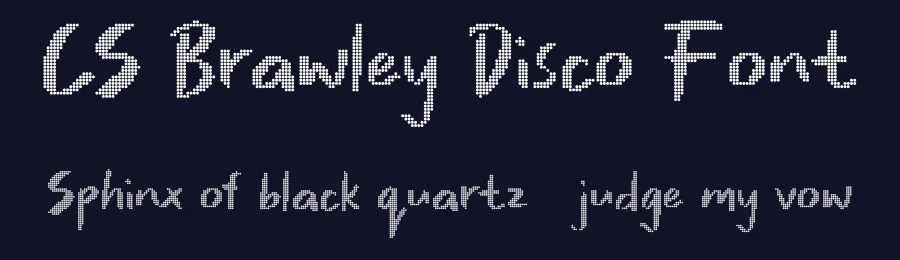CS Brawley Disco Font by craftsupplyco — Display Font — thumbnail 2