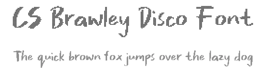 CS Brawley Disco Font by craftsupplyco β Display Font
