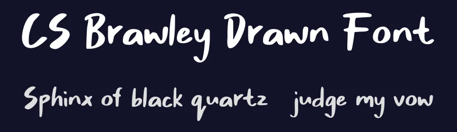 CS Brawley Drawn Font by craftsupplyco — Script Handwritten Font — thumbnail 2