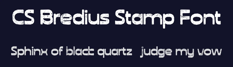 CS Bredius Stamp Font by craftsupplyco — Display Font — thumbnail 2
