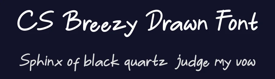 CS Breezy Drawn Font by craftsupplyco — Script Handwritten Font — thumbnail 2