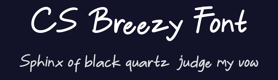 CS Breezy Font by craftsupplyco — Script Handwritten Font — thumbnail 2