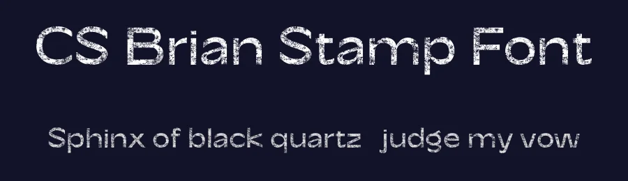 CS Brian Stamp Font by craftsupplyco — Sans Serif Font — thumbnail 2