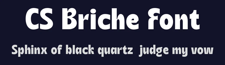 CS Briche Font by craftsupplyco — Display Font — thumbnail 2