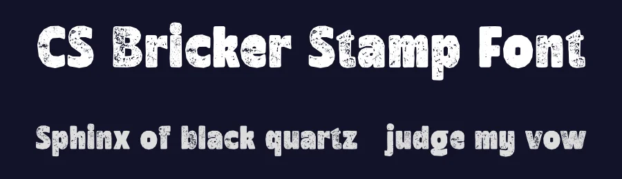 CS Bricker Stamp Font by craftsupplyco — Display Font — thumbnail 2