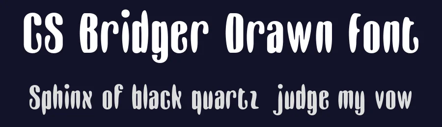CS Bridger Drawn Font by craftsupplyco — Sans Serif Font — thumbnail 2