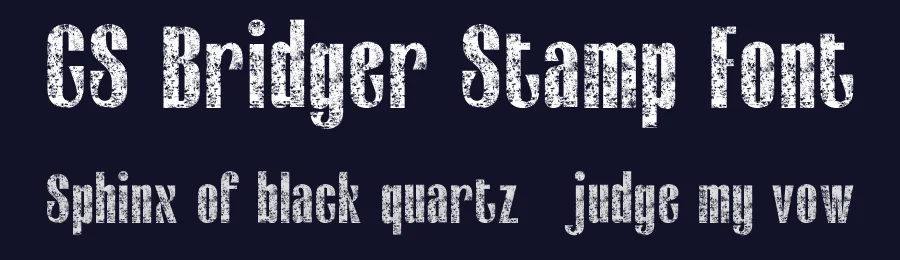 CS Bridger Stamp Font by craftsupplyco — Sans Serif Font — thumbnail 2