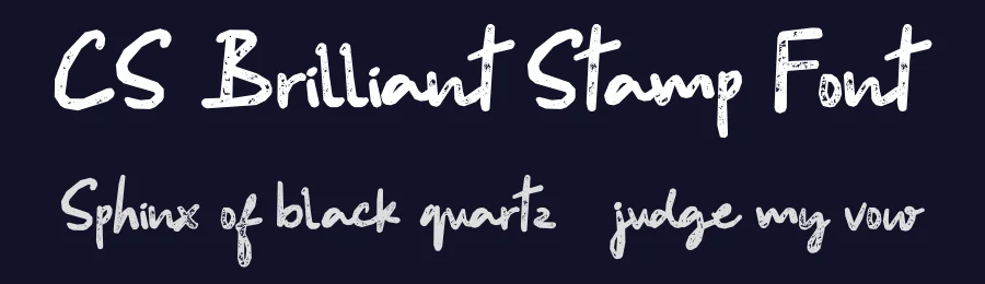 CS Brilliant Stamp Font by craftsupplyco — Script Handwritten Font — thumbnail 2