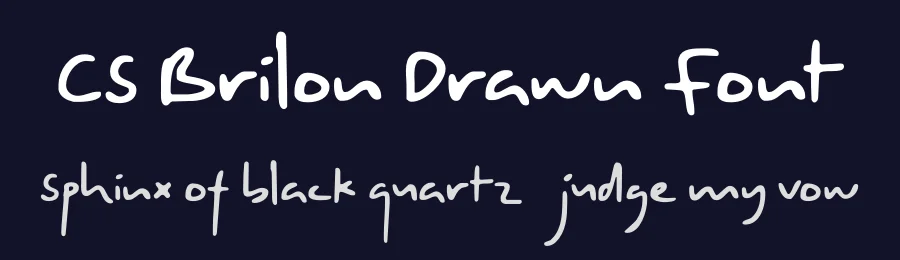 CS Brilon Drawn Font by craftsupplyco — Script Handwritten Font — thumbnail 2