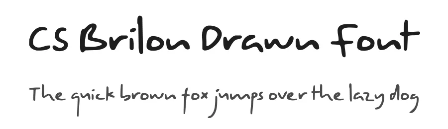 CS Brilon Drawn Font by craftsupplyco — Script Handwritten Font