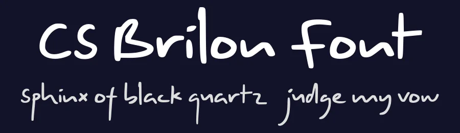 CS Brilon Font by craftsupplyco — Script Handwritten Font — thumbnail 2