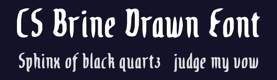 CS Brine Drawn Font by craftsupplyco — Display Font — thumbnail 2