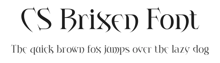 CS Brixen Font by craftsupplyco — Display Font