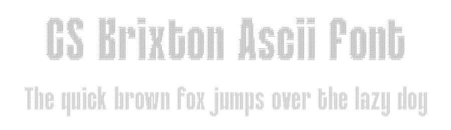 CS Brixton Ascii Font by craftsupplyco — Sans Serif Font