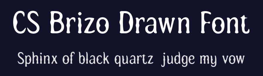 CS Brizo Drawn Font by craftsupplyco — Display Font — thumbnail 2
