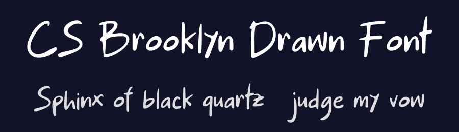 CS Brooklyn Drawn Font by craftsupplyco — Script Handwritten Font — thumbnail 2